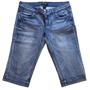 White House Black Market Noir cropped jeans sz 6